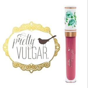 Pretty Vulgar Poisonous Pout Plumping Lipgloss in Pink Perennial Kiss NWT